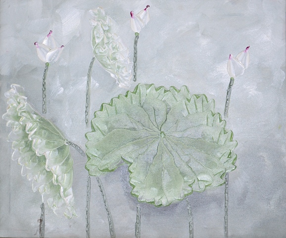 Tranh Sơn Dầu Sen